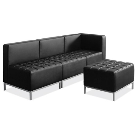 Officesource Millennial Collection Privacy Chair Cubby 10517VBK